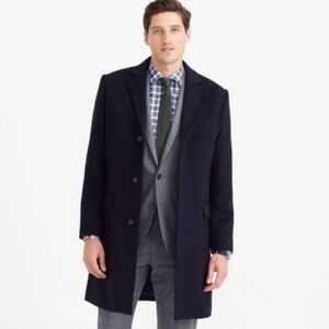 J. Crew Men's Ludlow Navy Wool Coat NWT